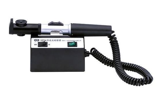 Ίνα 360 Retinoscope ραβδώσεων μικροσκοπίων YZ24 λαμπτήρων σχισμών περιστρέψιμη