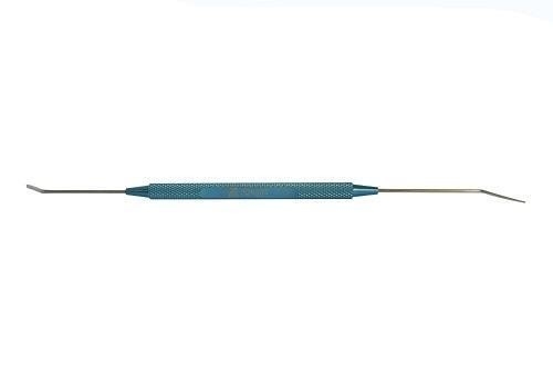 Διπλό Spatula Barraquer Iris ακρών συνολικό μήκος μεγέθους 0.2×0.4 χιλ. ακρών έκλειψης 148 χιλ.